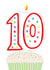 Cute Birthday Card - 10th - Cupcake created by You've Got Pen On Your Face
