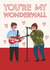 Cute Valentine's Day Card - Oasis - Wonderwall created by AbiGoLucky