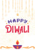 Elegant Diwali Cards with Diyas, Rangoli, and Gold Accents –Celebrate with Style created by Cutesy Co.