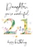 Classic Birthday Card - 21st - Wonderful Daughter created by Katie Phythian Design