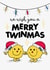 Cute Christmas Card - Little Miss Twins - Mr. Men created by Mr. Men