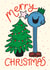 Cute Christmas Card - Mr. Tall - Mr. Men created by Mr. Men