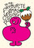 Cute Christmas Card - My Favourite Christmas Pudding - Mr. Men created by Mr. Men