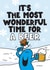 Funny Christmas Card - Mr. Men - Most Wonderful Time For A Beer created by Mr. Men