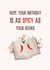 Funny Birthday card for spicy book lover created by Pixel Elf