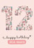 Pretty Birthday Card - Daughter - 12th - Makeup created by Rulu
