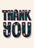 Pretty Thank You Card - Floral Typography created by Christine Cuddihy Illustration