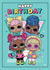 LOL Surprise Dolls Birthday Card – Sparkly Celebration! created by Danilo