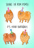 Cute Birthday Card - Pomeranian - Shake Ya Pom Poms! created by Poppy & Mabel