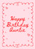 Pretty Birthday Card - Auntie - Bows created by ERC Design