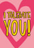 Funny Valentine's Day Card - I Tolerate You created by TeePee Creations