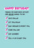Funny Birthday Card - Rick Astley - Never Gonna Give You Up created by Lucy Marie Design