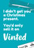 Funny Christmas Card - Vinted created by Ilan Asher