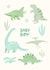 Cute New Baby Card - Baby Boy - Dinosaurs created by Carla Ellis