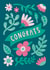 Congrats - Cute congratulations card - New Job / Exams / Promotion / Graduation created by Josie Gledhill