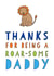 Cute Father's Day Card - Lion - Thanks For Being A Roar-Some Daddy created by Amanda