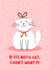 Cute Christmas Card - Less Wastage - Cat created by Lucy Maggie Designs