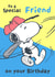 Special Friend Birthday Card – Snoopy Baseball Fun created by Danilo