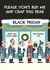 Funny Christmas Card - Anti-Black Friday - Please Don't Buy Me Any Crap created by AbiGoLucky