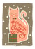 Fun Christmas Card for Cat Lovers - Meowy Christmas created by Jade Fisher