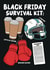 Funny Christmas Card - Black Friday Survival Kit - Anti-Black Friday created by Studio Doodles