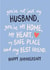 Cute Anniversary Card - For Husband - My Safe Place created by Sweetlove Press