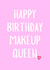 Cute Birthday Card - For Her - Makeup Queen created by Amy (Hedgecards)