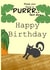 Cute birthday card for the cat/plant lovers created by Asenna Emre