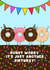 Cute Birthday Card - Donut - Pun created by Pink Peach Cards