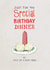 Funny Birthday Card - Special Dinner created by Pencilface