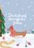 Cute Christmas Sausage Dog - Perfect for dog lovers created by Laura