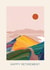 Arty Retirement Card - Colourful Mountains created by Vicki Nelli