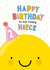 Cute Birthday Card - 2nd - For Niece - Smiley Face created by Macie Dot Doodles