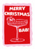 Birmingham Cocktail Christmas Card - Merry Christmas Bab! created by Fab Bab