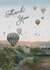 Classic Thank You Card - Hot Air Balloons created by This Wild Soul