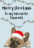 Merry Christmas love the dog created by Gee Designs