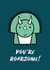 Cute Thank You Card - You're Roarsome! - Dinosaur created by Roarsome