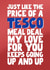 Funny Valentine's Day Card - Tesco - Meal Deal created by Pickled Prints