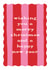 Classic Christmas Card - Candy Cane Stripes created by Cindy Reynolds