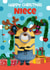 Festive Minions Christmas Card For Niece – Reindeer Fun created by Danilo