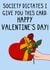 Funny Valentine's Card - Society Dictates - Chocolates created by OhJaye