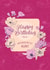 Classic Birthday Card - For Aunt - Flowers created by Evie Garnett Designs