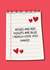 Funny Valentine's Day Card - Love You Naked created by Puns and Needles