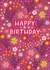 Pretty Birthday Card - Bright Florals created by Pear Tree Press