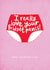 Cute Valentine's Day Card - Knickers - Bridget Pants! created by The Boy and the Bear