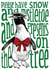 Funny penguin Christmas card created by The Visual Narrator