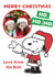 Personalised Snoopy Christmas Photo Card From The Kids – Santa Fun created by Danilo