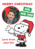 Personalised Snoopy Christmas Photo Card From Son – Santa Fun created by Danilo