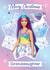 Barbie Christmas Card for Granddaughter – Magical Unicorn created by Danilo