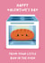 Cute Valentine's Day Card - From Bump - Little Bun in The Oven created by Sophie Kent Illustration